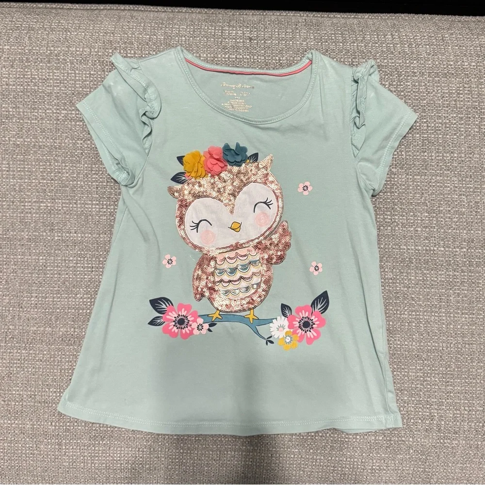 Set of Three Girls' Graphic Tees - Picture 4 of 4